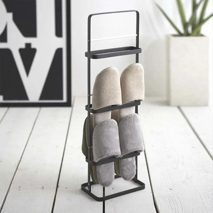 Free-Standing Metal Shoe Storage Rack