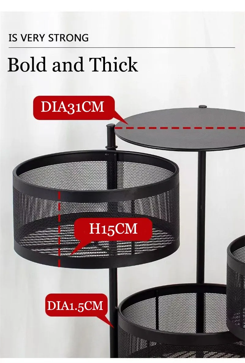 Rotating Multi Layer Storage Rack