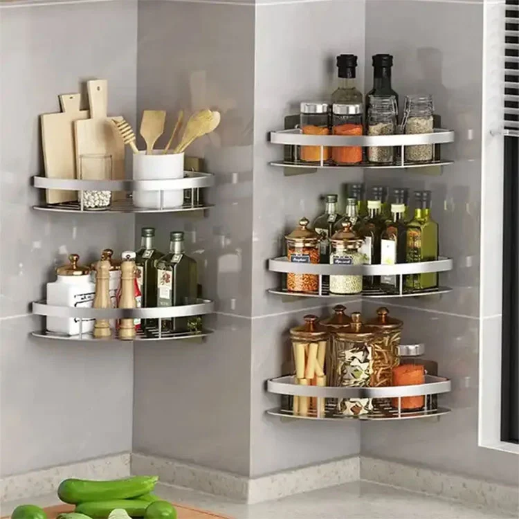 Rustproof Stainless Steel Bathroom Shelf