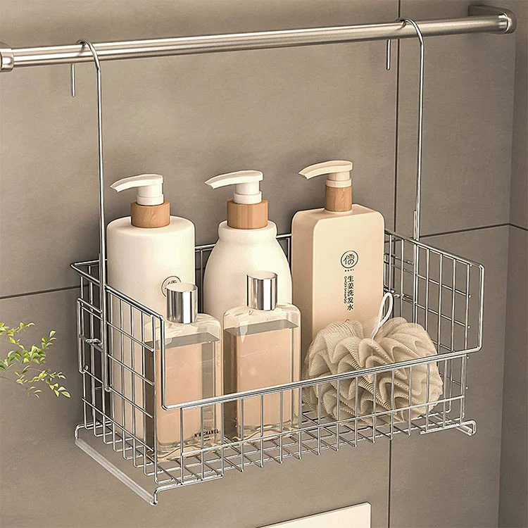 Stainless Steel Wall-mounted Countertop Dual-purpose Storage Rack